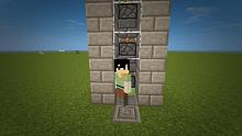 [Minecraft红石小教室]简单的活塞电梯