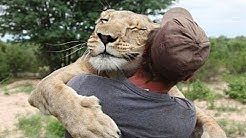 人与猛兽多么温馨的拥抱