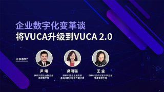 企业数字化变革谈 | 将VUCA升级到VUCA 2.0