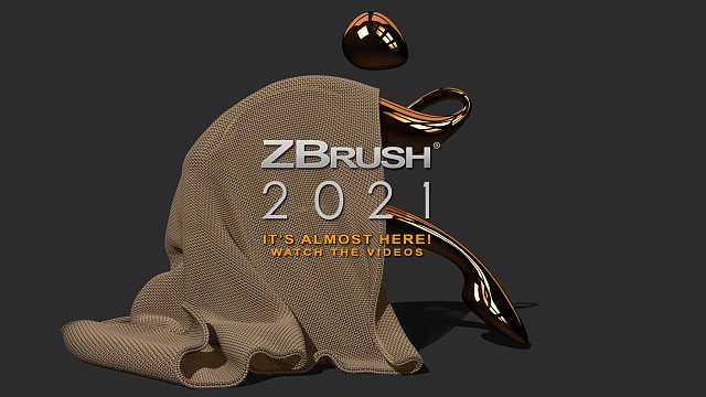 zbrush2021新功能1-2 动态面板（布料笔刷、手动动力学）