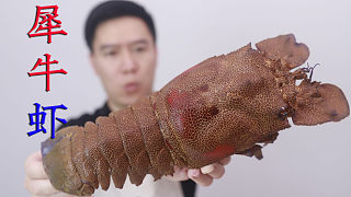 700买一只犀牛虾，奇丑无比，出锅后肉质紧实鲜甜，非常美味