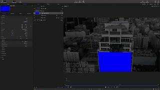 Creating a building fire effect from still picture