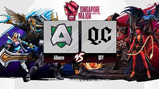 DOTA2 Singapore Major QCY vs Alliance 第二场 3月30日