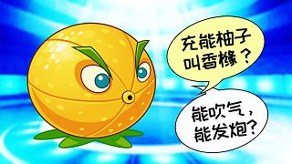 植物大战僵尸2：充能柚子叫香橼，能吹气能发炮？